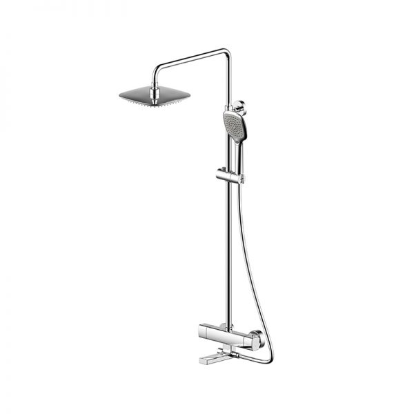 Bravat Single Handle Thermostatic Wall Mounted Shower Bar Superior Home